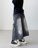 Veblen Camo Bermuda Denim