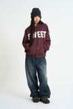 Sweet patch fuzz hoodie
