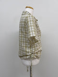 Tartan Check Shirring Short Sleeve Shirt