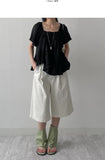 Prin Unbalanced Flare Blouse