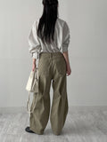 [unisex] Wave Dyeing Wide Denim Pants