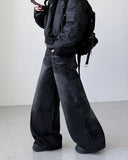 Veil Crack Wide Denim