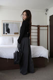 North Pig Pintuck Wide Pants