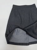 Road Pintuck A-Line Midi Skirt