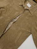 Cube Suede Single Half Jacket