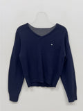 Honey Symbol V-Neck Knit