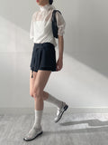 [Layered] Minuet Wrap Skirt Pants