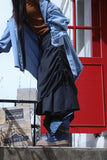 Lil over denim shirt