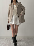 Letu Linen 3 Button Single Jacket