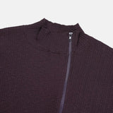 Kanz Side Muscle Fit Ribbed Zip-Up