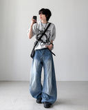 Bridge Curve Wide Denim