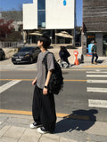 Mier Linen Cut Wide Pants