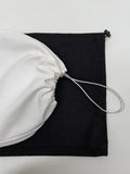 Jacquard Strap Two-Way Wide Pants