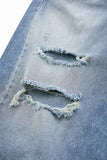 Flock dis curved denim pants