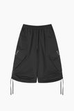 String Balloon Bermuda Pants