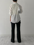 Pleated Layered Banding Pants