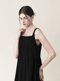 Neillo pintuck sleeveless long one piece