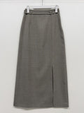 [SS] Bocashi Button Long Skirt