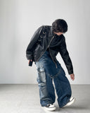 Peter Crop Leather Jacket