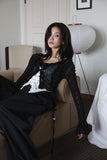 Buttery Frill See-Through Cardigan