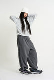 Cozy belted fleece jogger pants