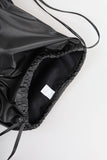 Hills leather string backpack