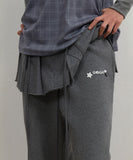Side Fur Trim Sweatpants