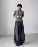 Bowl Pintuck Corduroy Pants