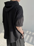 Drop-down Half Hood T-Shirt