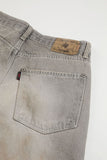 Dusty grain wide denim pants