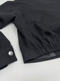 Tweed Zip-Up Blouson Jacket