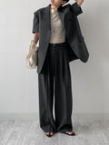 Florence 3-Button Over Fit Half Jacket