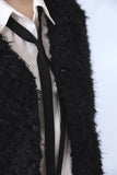 Fluffy fur cardigan