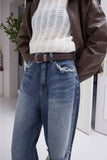 biting wide denim