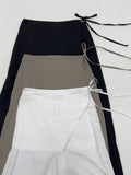 Euro Wrap Nylon Wide Pants