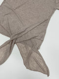 Mono Wrap See-through Short Sleeve T-shirt