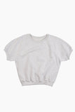 Sop crop short sleeve sweatshirt