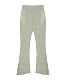 Button Slit Bootcut Pants