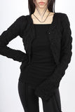 Wavy foam cardigan