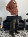 Paneled Incision Washed Denim