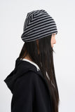 Veillon stripe bandana beanie