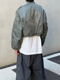 Gaen Cropped Balloon Flight Jumper