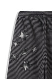 Star stripe fleece pants