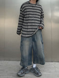 Salt Washed Bermuda Cargo Denim