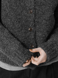 Boxy Wool Daily Cardigan