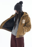 West quilted hood jumper