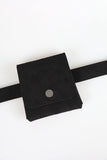 Suede square pocket belt