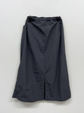 Pocket nylon long skirt