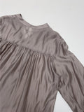 Tony See-through Wrap Balloon Fit Blouse