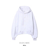 Rud double-button hooded zip-up
